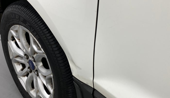 2016 Ford Ecosport TITANIUM 1.5L DIESEL, Diesel, Manual, 85,341 km, Left fender - Slightly dented