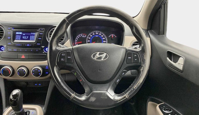 2015 Hyundai Grand i10 ASTA AT 1.2 KAPPA VTVT, Petrol, Automatic, 67,950 km, Steering Wheel Close Up