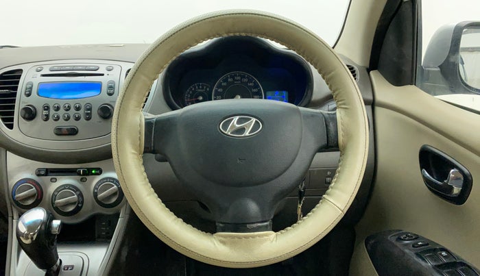 2012 Hyundai i10 SPORTZ 1.2 AT, Petrol, Automatic, 49,372 km, Steering Wheel Close Up