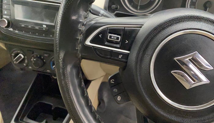 2017 Maruti Dzire VXI, Petrol, Manual, 99,781 km, Steering wheel - Sound system control not functional