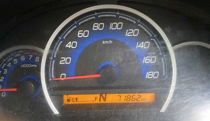 2017 Maruti Wagon R 1.0 VXI AMT, Petrol, Automatic, 71,796 km, Odometer Image