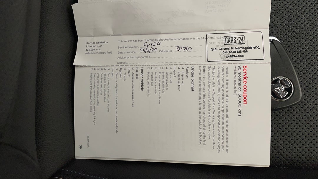 2016 Holden Astra Rs-v, Manual, 87761 km, Service History