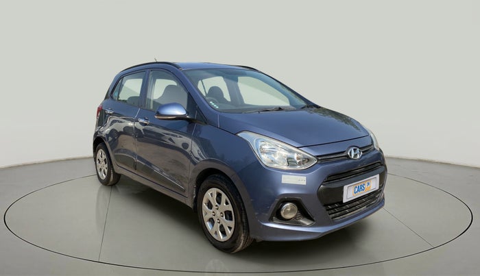 2014 Hyundai Grand i10 SPORTZ 1.2 KAPPA VTVT, Petrol, Manual, 41,406 km, Right Front Diagonal