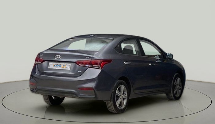2018 Hyundai Verna 1.6 VTVT SX (O) AT, Petrol, Automatic, 53,602 km, Right Back Diagonal