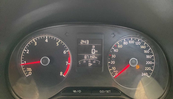 2016 Volkswagen Polo COMFORTLINE 1.2L, Petrol, Manual, 87,125 km, Odometer Image