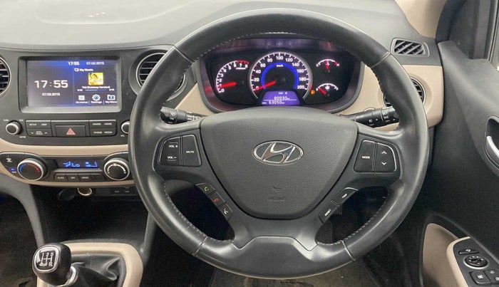 2017 Hyundai Grand i10 ASTA 1.2 KAPPA VTVT, Petrol, Manual, 62,980 km, Steering Wheel Close Up