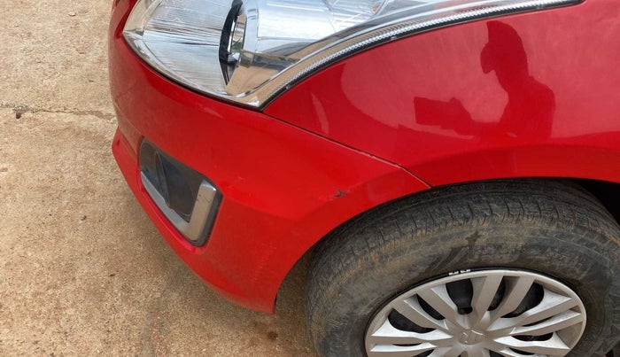 2016 Maruti Swift VXI, Petrol, Manual, 44,499 km, Front bumper - Minor scratches