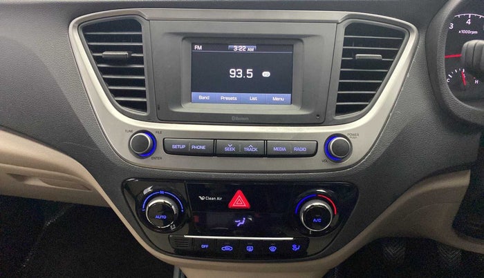 2018 Hyundai Verna 1.4 EX PETROL, Petrol, Manual, 25,887 km, Air Conditioner