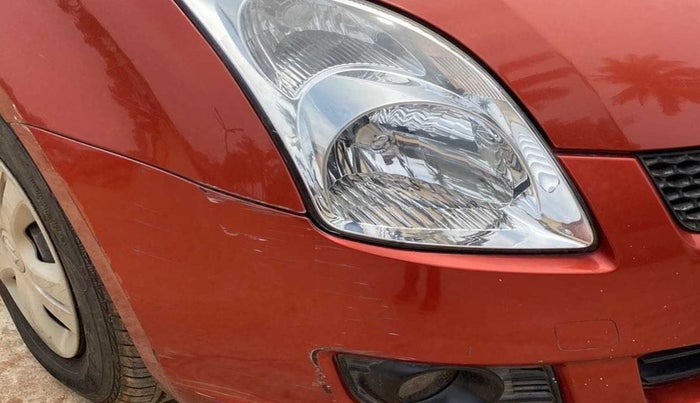 2011 Maruti Swift VXI, Petrol, Manual, 64,003 km, Front bumper - Minor scratches