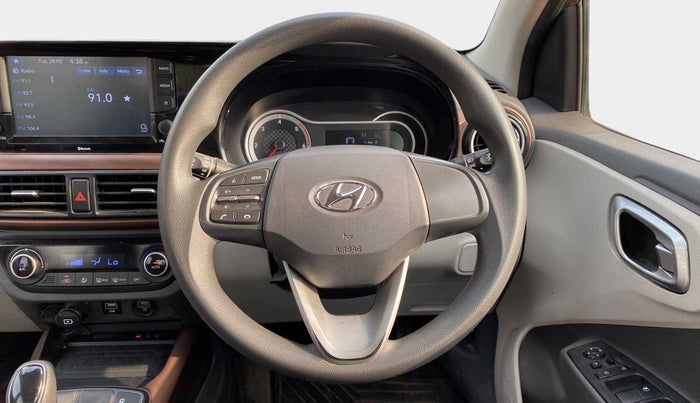 2020 Hyundai AURA SX PLUS 1.2 AMT CRDI, Diesel, Automatic, 49,985 km, Steering Wheel Close Up