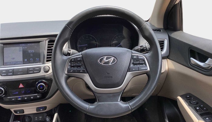 2019 Hyundai Verna 1.6 VTVT SX (O) AT, Petrol, Automatic, 49,820 km, Steering Wheel Close Up