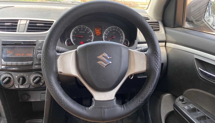 2015 Maruti Swift VXI, Petrol, Manual, 80,589 km, Steering Wheel Close Up