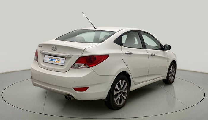 2014 Hyundai Verna FLUIDIC 1.6 VTVT SX OPT, Petrol, Manual, 56,933 km, Right Back Diagonal