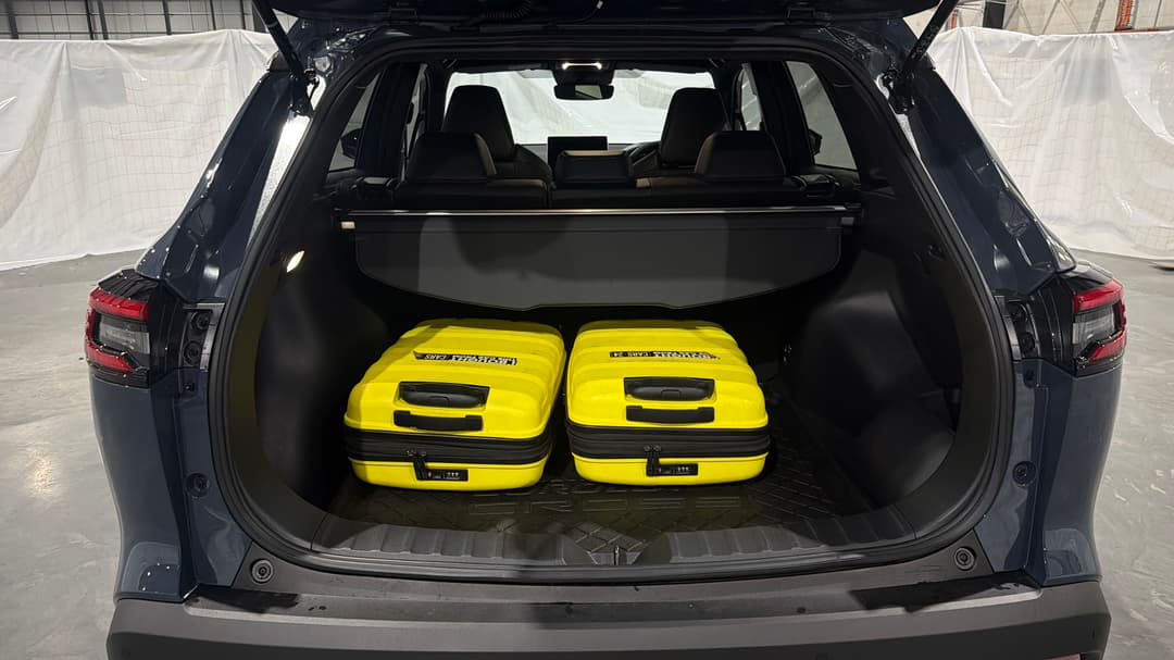 2025 Toyota Corolla Cross Gxl 2WD Hybrid, Automatic, 30395 km, Boot Inside View with Luggage