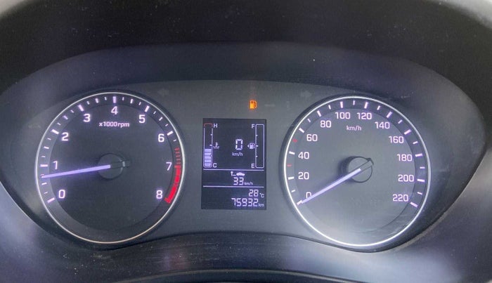 2017 Hyundai Elite i20 SPORTZ 1.2, Petrol, Manual, 75,909 km, Odometer Image