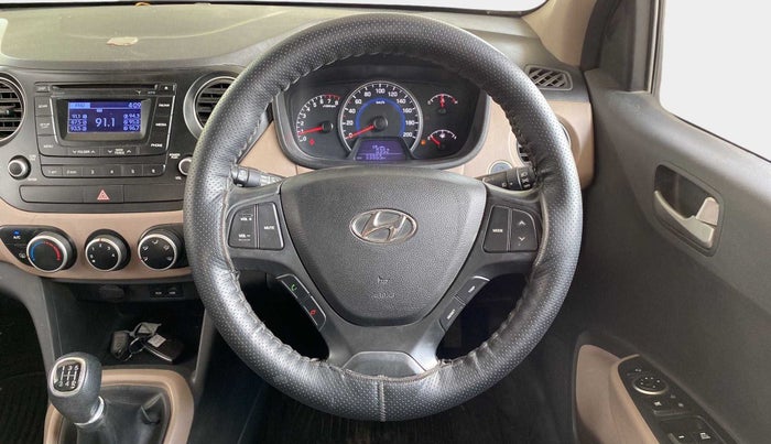 2013 Hyundai Grand i10 ASTA 1.2 KAPPA VTVT, Petrol, Manual, 33,855 km, Steering Wheel Close Up