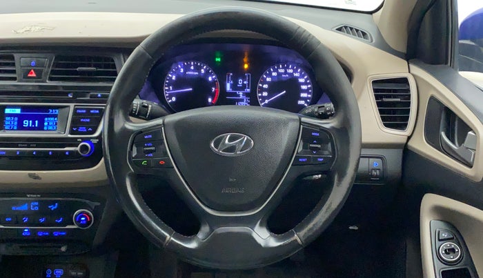 2015 Hyundai Elite i20 SPORTZ 1.2, Petrol, Manual, 1,12,967 km, Steering Wheel Close Up