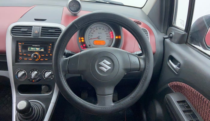2013 Maruti Ritz VXI BS IV, Petrol, Manual, 21,445 km, Steering Wheel Close-up