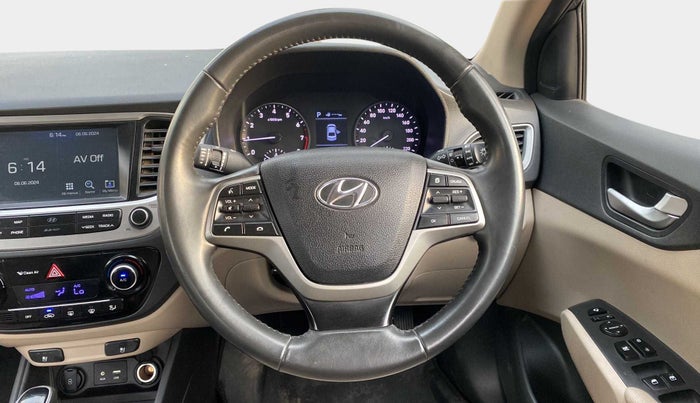 2018 Hyundai Verna 1.6 VTVT SX (O) AT, Petrol, Automatic, 19,792 km, Steering Wheel Close Up