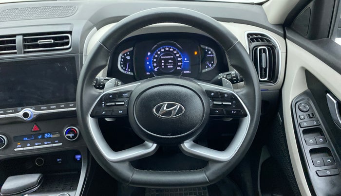 2020 Hyundai Creta 1.5 SX (O) AT, Petrol, Automatic, 50,551 km, Steering Wheel Close Up