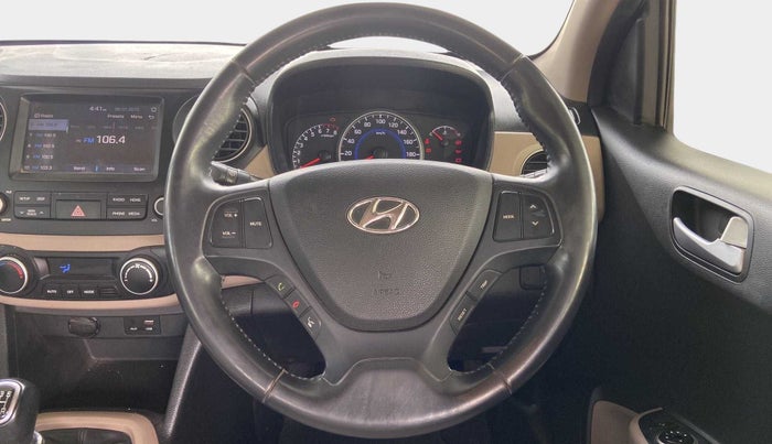 2017 Hyundai Grand i10 ASTA 1.2 KAPPA VTVT, Petrol, Manual, 48,753 km, Steering Wheel Close Up