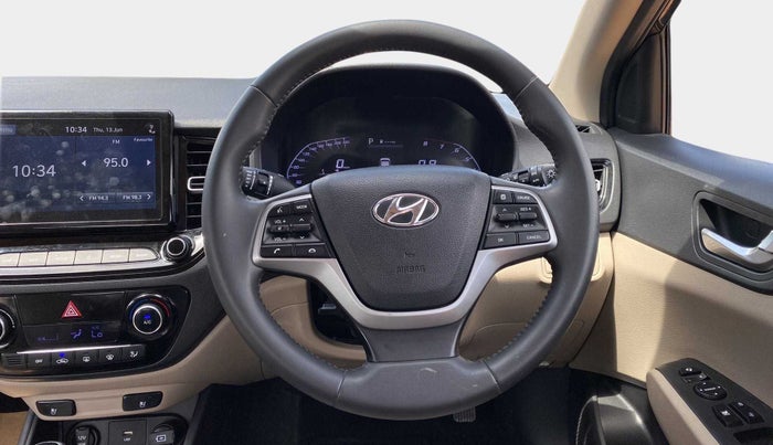 2021 Hyundai Verna SX (O) 1.5 VTVT IVT, Petrol, Automatic, 26,940 km, Steering Wheel Close Up