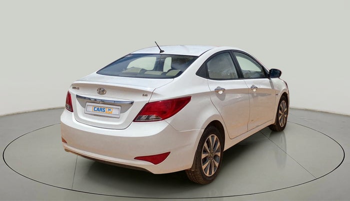 2015 Hyundai Verna FLUIDIC 4S 1.6 VTVT S(O), Petrol, Manual, 25,727 km, Right Back Diagonal