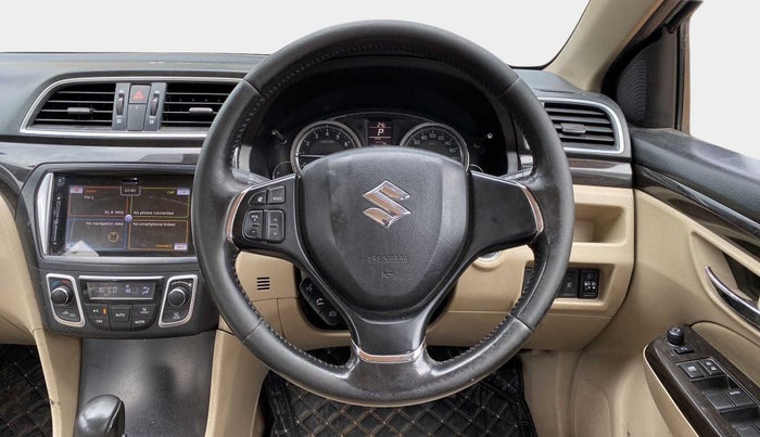 2016 Maruti Ciaz ZXI AT, Petrol, Automatic, 87,285 km, Steering Wheel Close Up