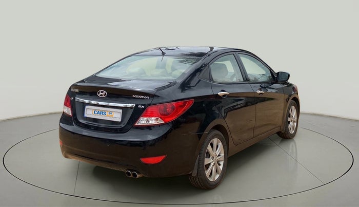 2012 Hyundai Verna FLUIDIC 1.6 VTVT SX OPT, Petrol, Manual, 69,542 km, Right Back Diagonal