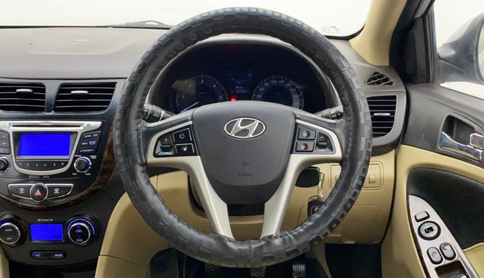 2013 Hyundai Verna FLUIDIC 1.6 SX CRDI, Diesel, Manual, 81,916 km, Steering Wheel