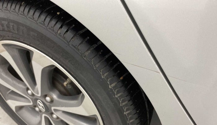 2014 Hyundai Xcent SX 1.2 (O), Petrol, Manual, 62,570 km, Right quarter panel - Minor scratches