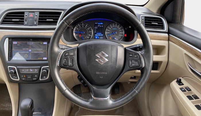 2020 Maruti Ciaz ALPHA  AT 1.5 SHVS PETROL, Petrol, Automatic, 44,980 km, Steering Wheel Close Up