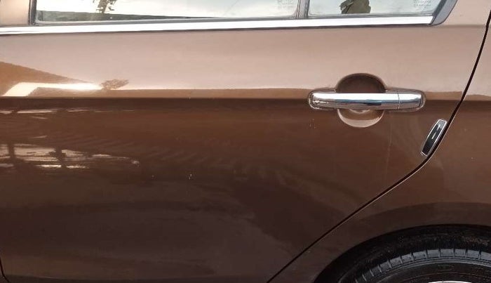 2018 Maruti Ciaz ALPHA  AT 1.5 SHVS PETROL, Petrol, Automatic, 84,684 km, Rear left door - Minor scratches