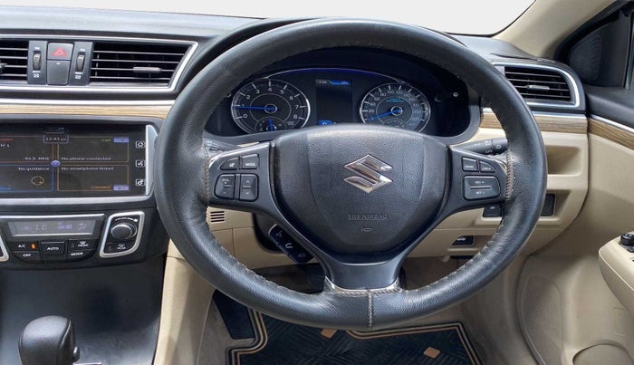 2018 Maruti Ciaz ALPHA  AT 1.5 SHVS PETROL, Petrol, Automatic, 84,684 km, Steering Wheel Close Up