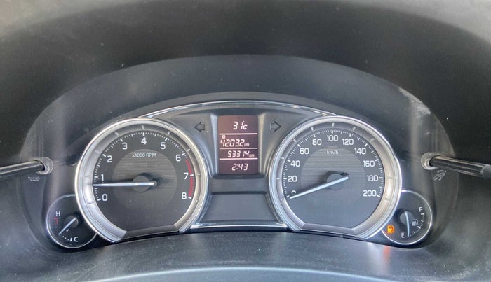 2016 Maruti Ciaz VXI+, Petrol, Manual, 93,290 km, Odometer Image