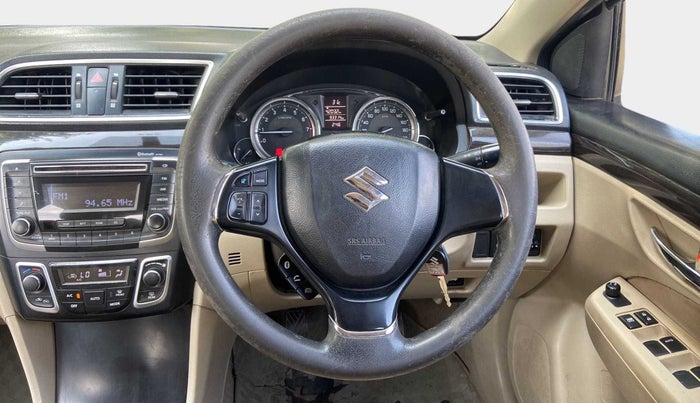 2016 Maruti Ciaz VXI+, Petrol, Manual, 93,290 km, Steering Wheel Close Up