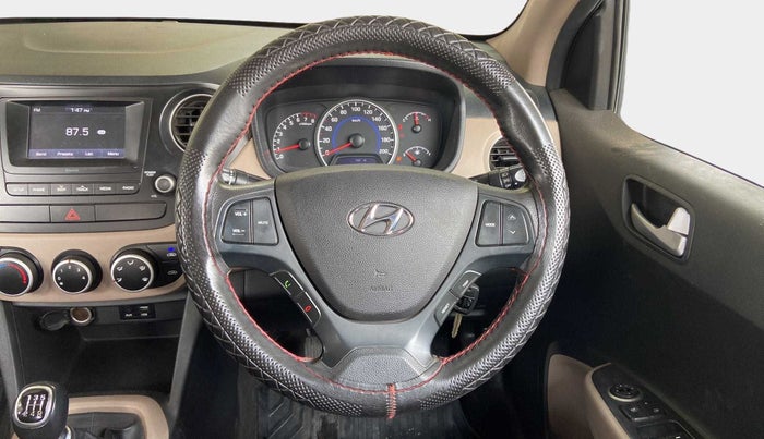 2018 Hyundai Grand i10 SPORTZ 1.2 KAPPA VTVT, Petrol, Manual, 67,907 km, Steering Wheel Close Up