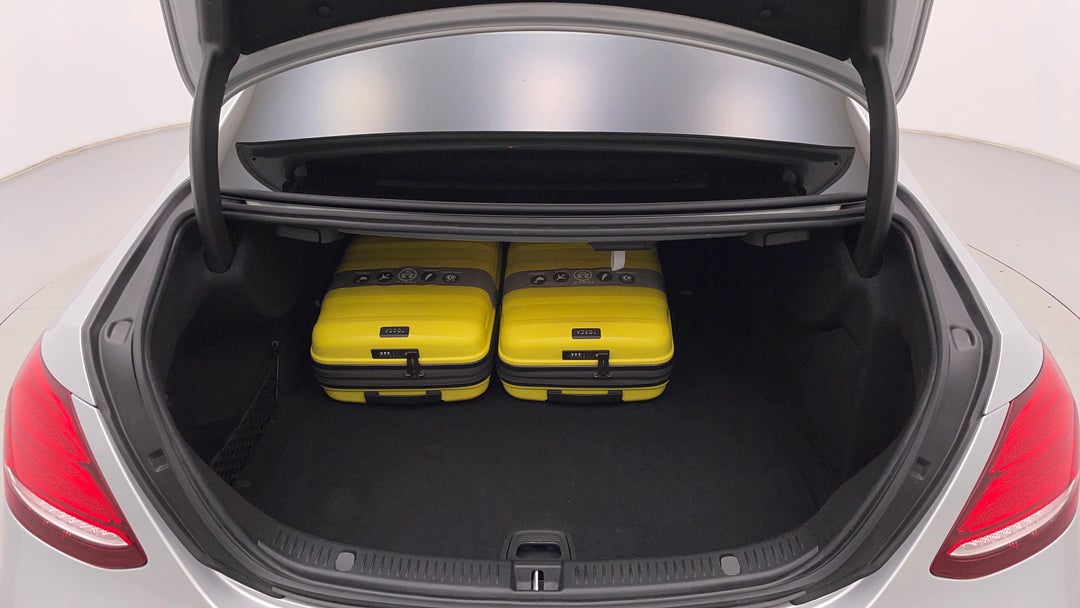 Boot Inside View with Luggage