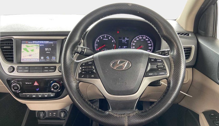 2018 Hyundai Verna 1.6 VTVT SX, Petrol, Manual, 85,607 km, Steering Wheel Close Up