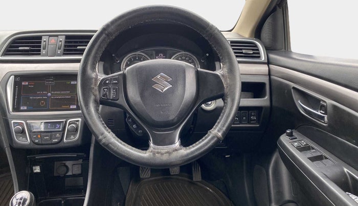 2017 Maruti Ciaz S 1.4 MT PETROL, Petrol, Manual, 84,850 km, Steering Wheel Close Up