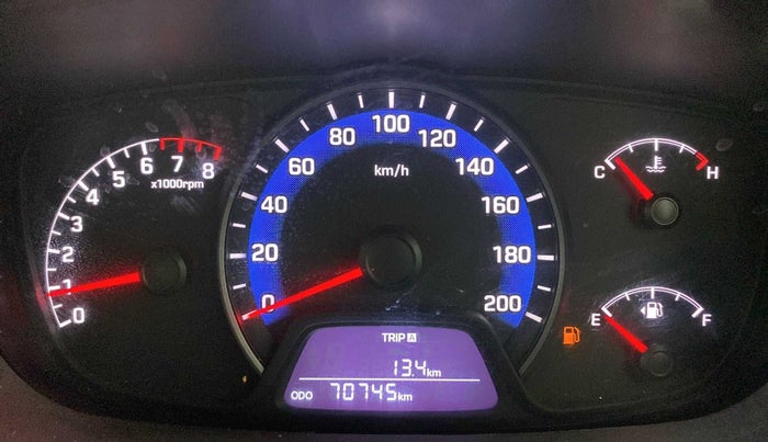 2014 Hyundai Xcent S 1.2, Petrol, Manual, 70,673 km, Odometer Image