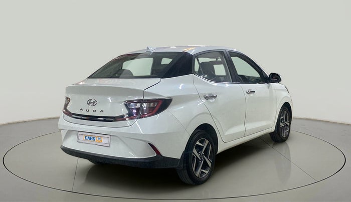 2021 Hyundai AURA SX+ 1.0 TURBO GDI MT, Petrol, Manual, 25,207 km, Right Back Diagonal