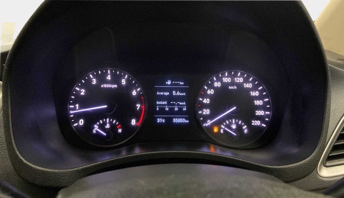 2019 Hyundai Verna 1.6 VTVT SX, Petrol, Manual, 55,921 km, Odometer Image