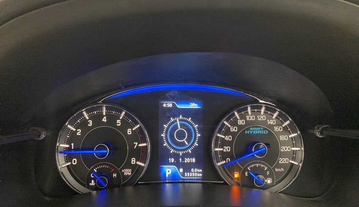 2019 Maruti Ciaz DELTA AT 1.5 SHVS PETROL, Petrol, Automatic, 55,281 km, Odometer Image
