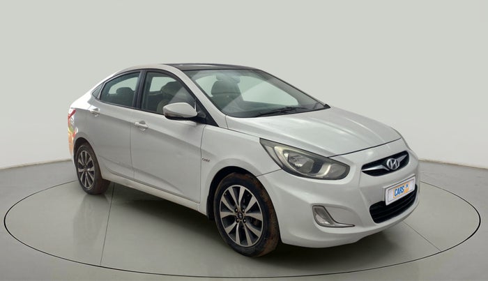 2014 Hyundai Verna FLUIDIC 1.6 CRDI SX, Diesel, Manual, 89,332 km, Right Front Diagonal