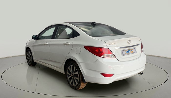 2014 Hyundai Verna FLUIDIC 1.6 CRDI SX, Diesel, Manual, 89,332 km, Left Back Diagonal