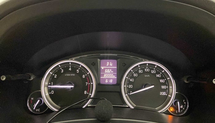 2016 Maruti Ciaz VXI+, Petrol, Manual, 79,933 km, Odometer Image