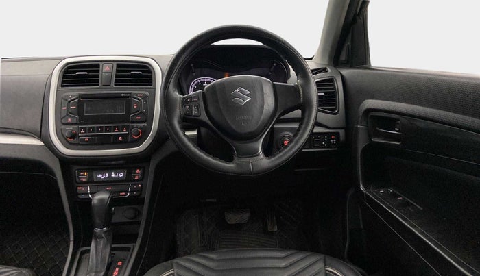 2021 Maruti Vitara Brezza VXI AT SHVS, Petrol, Automatic, 29,125 km, Steering Wheel Close Up