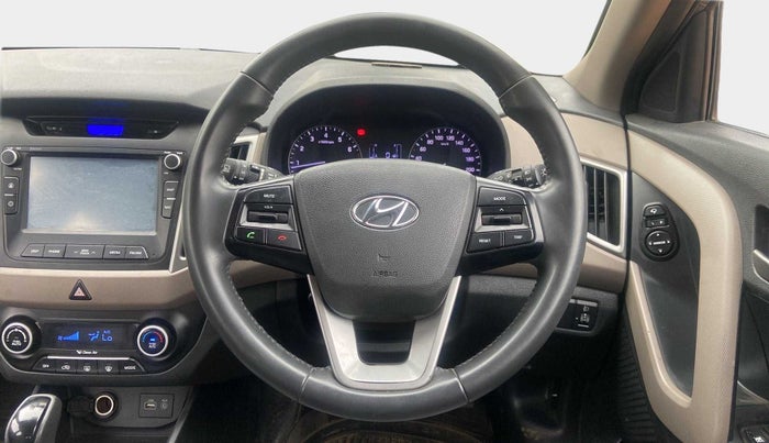 2017 Hyundai Creta SX PLUS AT 1.6 PETROL, Petrol, Automatic, 98,541 km, Steering Wheel Close Up