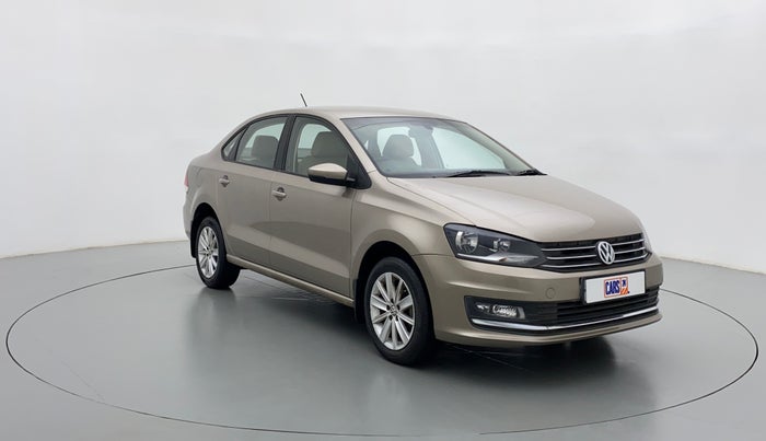 2017 Volkswagen Vento HIGHLINE TDI AT, Diesel, Automatic, 64,522 km, Right Front Diagonal
